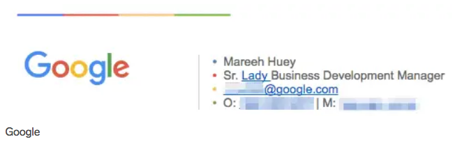 trabajadores de Google ahora son ladies